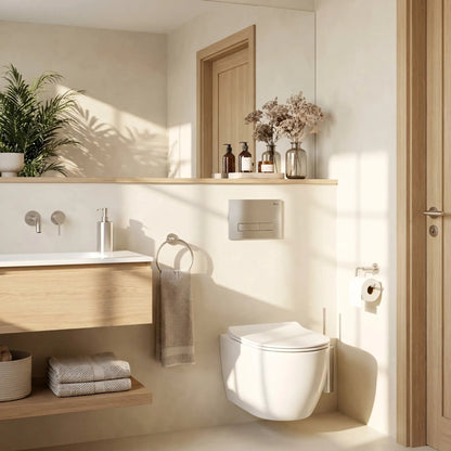Unterputz-WC-Gestell Set Slim 024N Mit Satin HD Drückerplatte 4