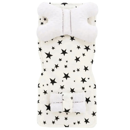 Kinderwagen Sitzeinlage 4in1 White-Black Star 4