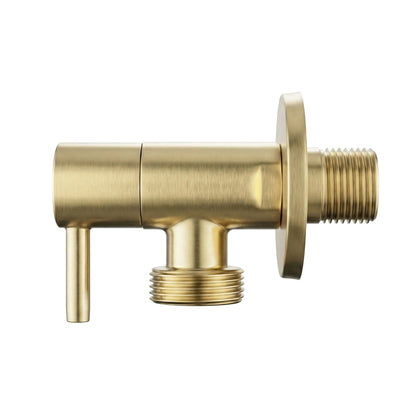 Eckventil 1/2" X 3/4" Brush Gold 4