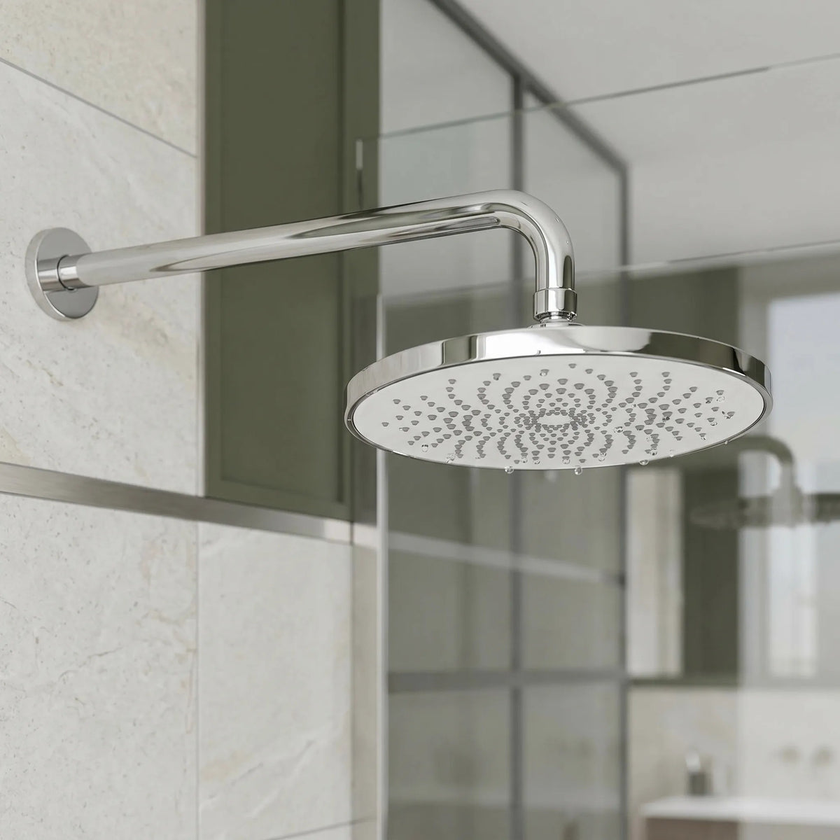 Runder Duscharm REA JS-9021 40cm Chrome 4