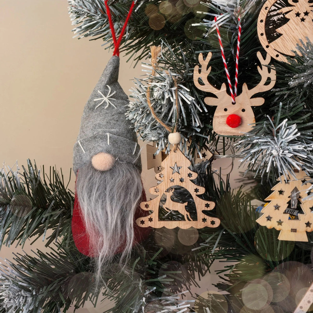 Christbaum Schmuck Reindeer 9 Stk 4