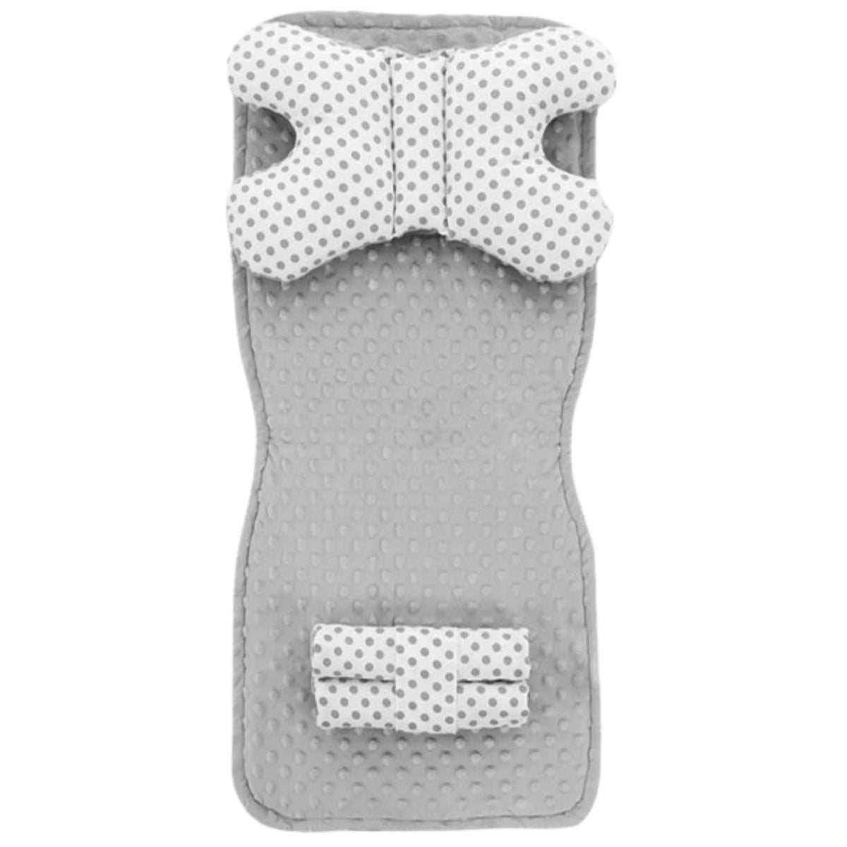 Kinderwagen Sitzeinlage 4in1 White/Grey Dots 4