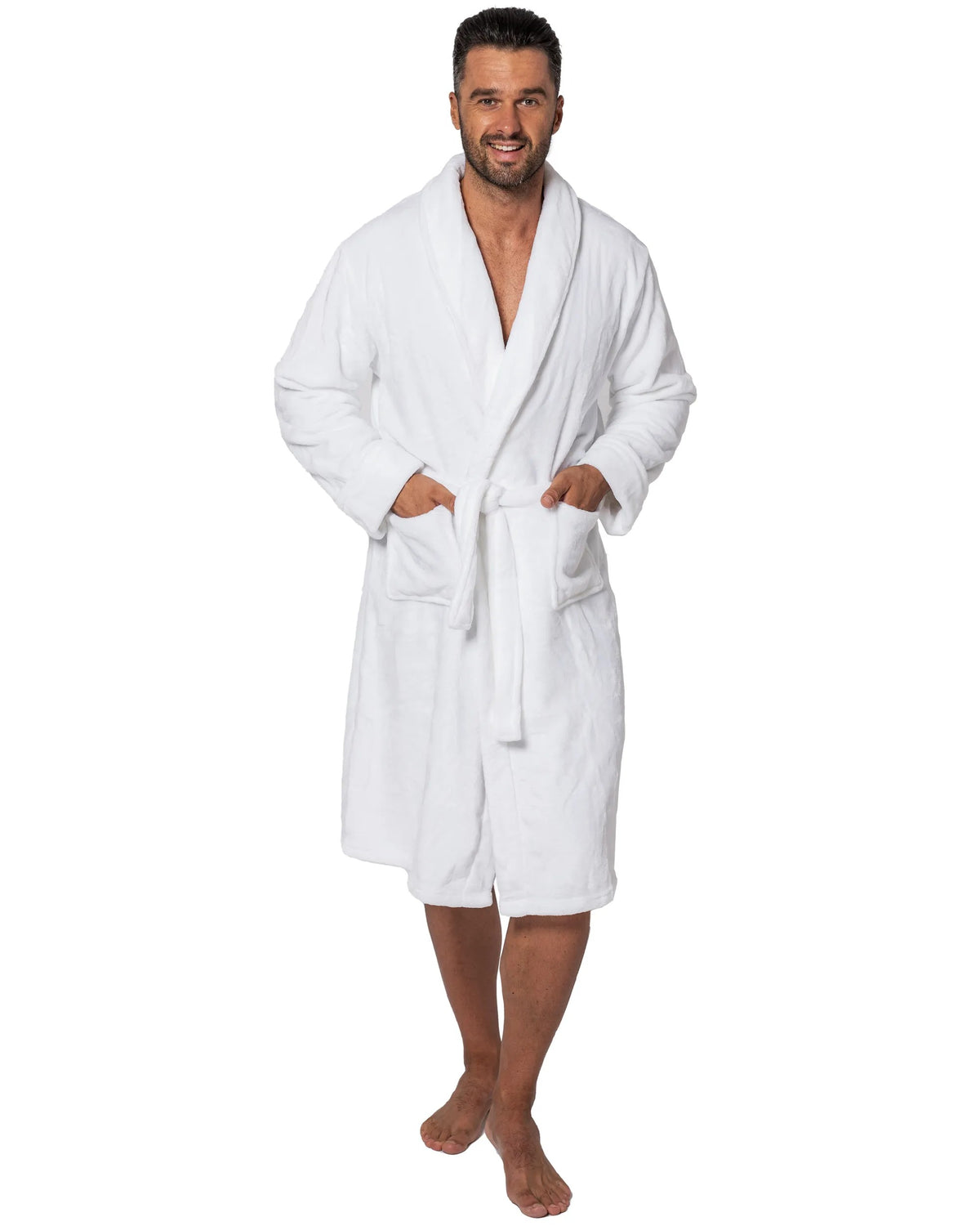 Schlafrock MEN King White Collar S/M 4
