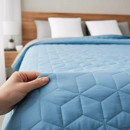 Tagesdecke Diamante L.Grey / Blue 200x220 4