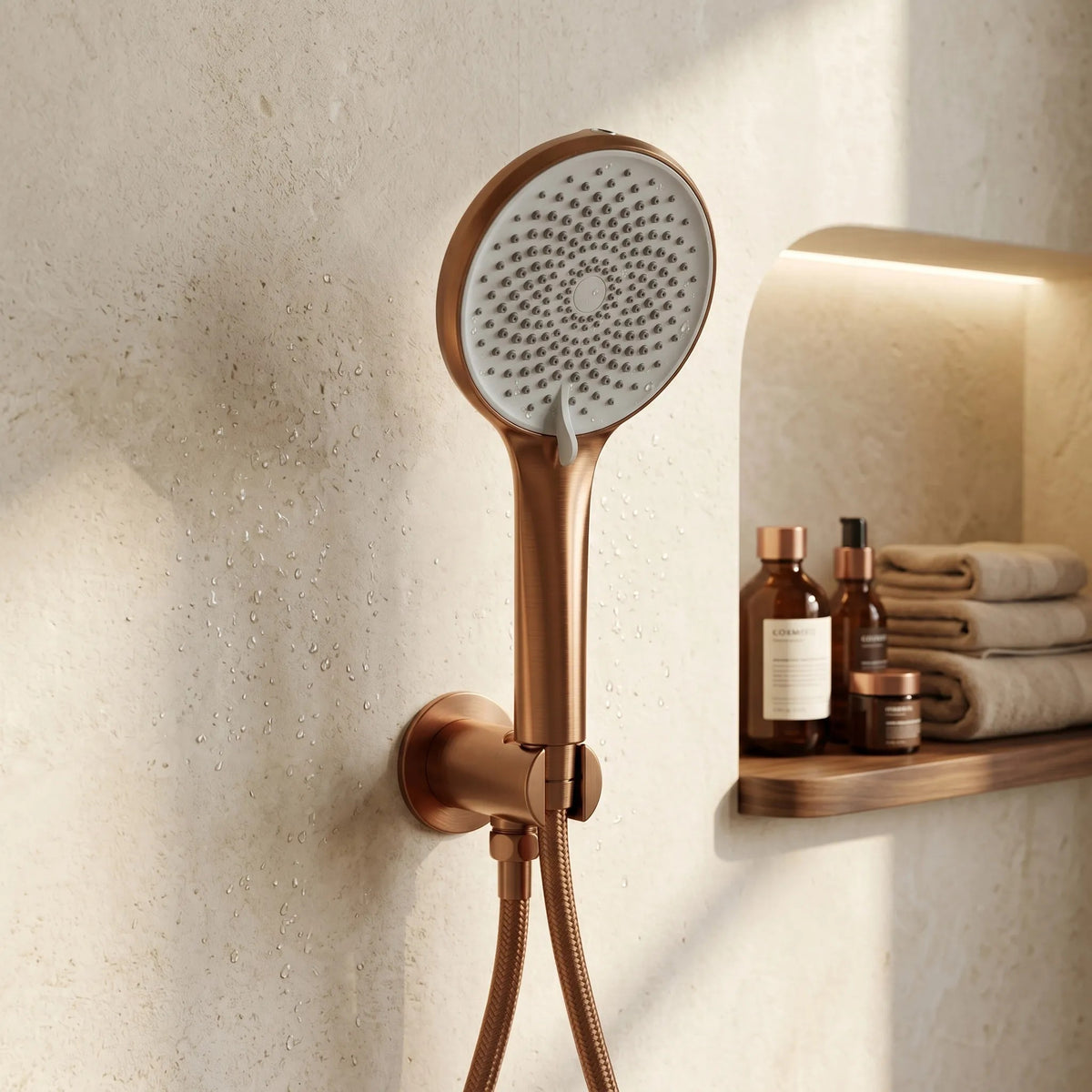 Handbrause REA JS-020 BRUSH COPPER 4