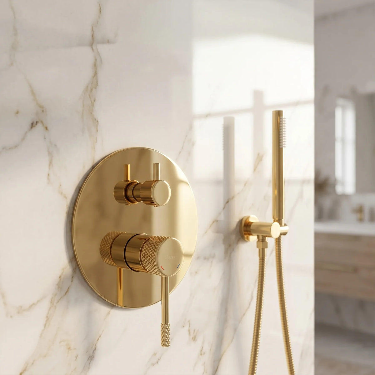 Unterputz Duschset Rea Venti Gold + BOX 4