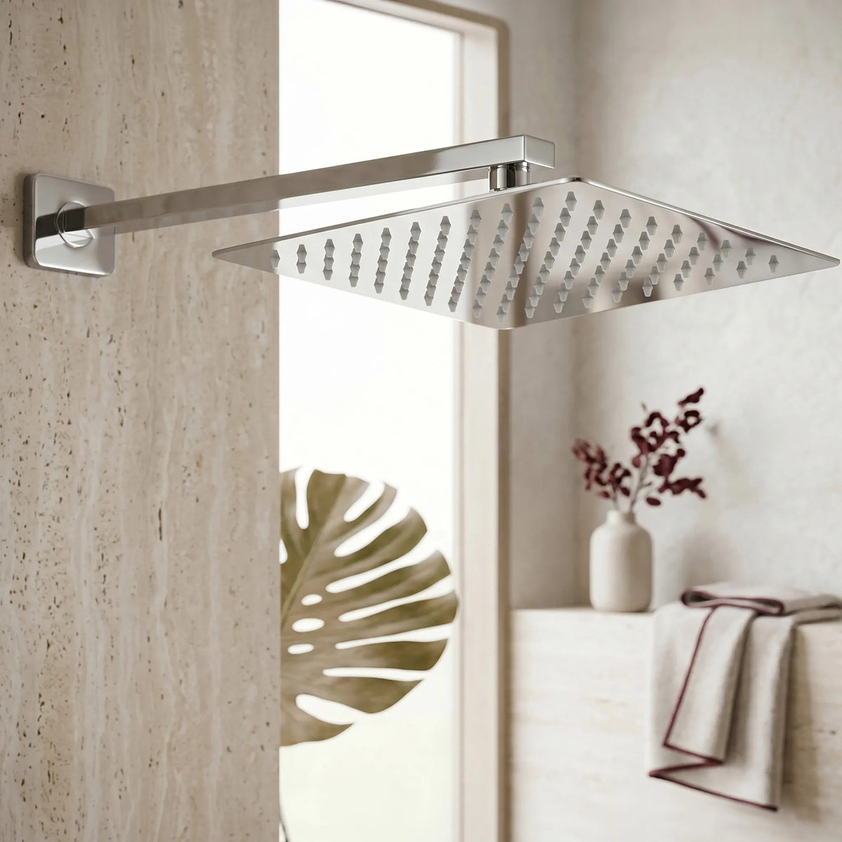 Quadratische Regendusche REA JS-P015 30cm Chrome 4