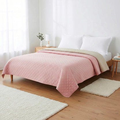 Tagesdecke Inez Beige-pink 220x240 4