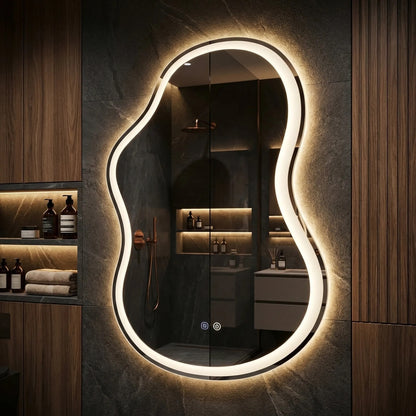 Spiegel LED UNO DOUBLE 80x55 cm  4