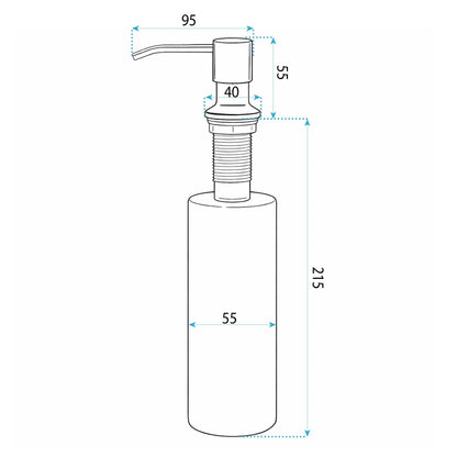 Rea Spülbeckenspender LON Titan  4