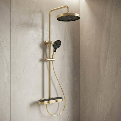 Duschgarnitur Rea Creo Brush Gold  2