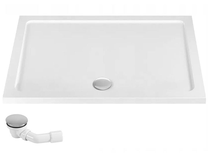 Acryl Duschwanne Rea Savoy White 80x100  1