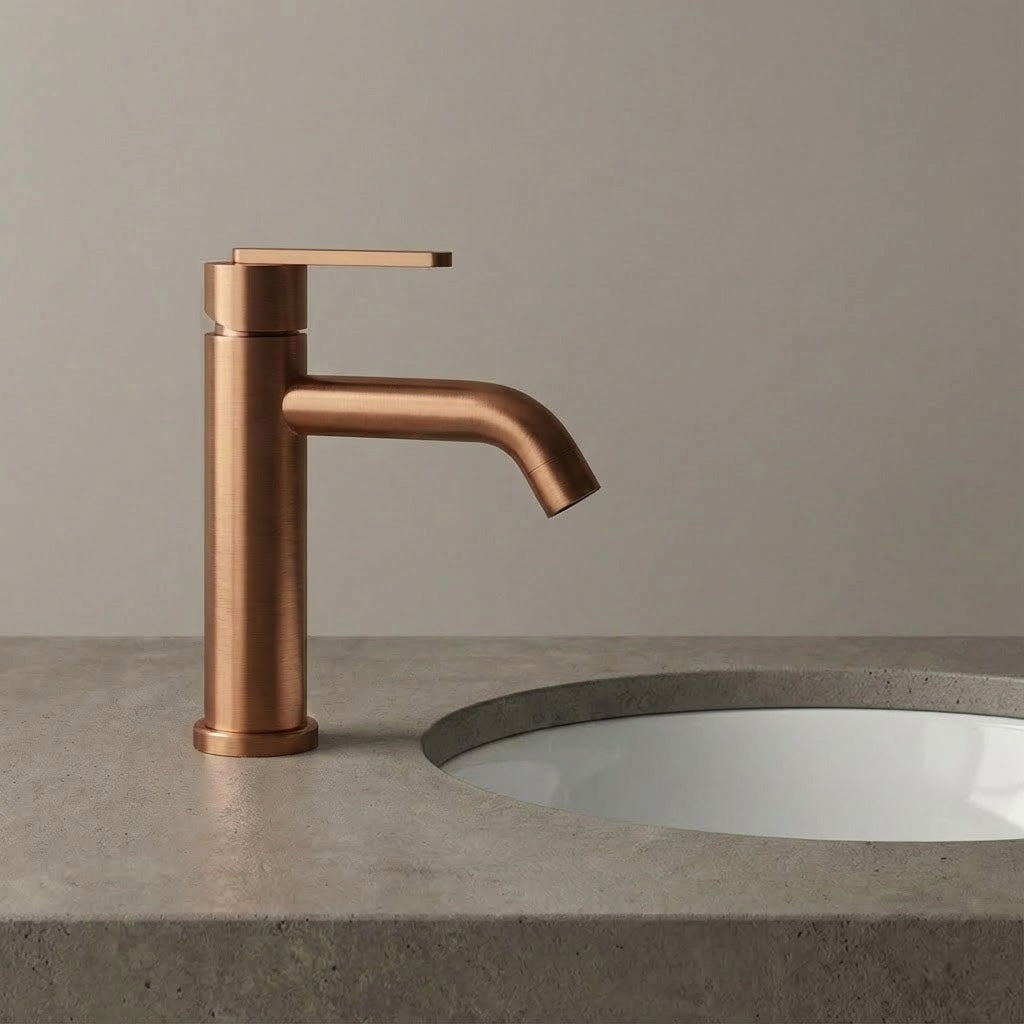 Waschbeckenarmatur Rea Ontario Brush Copper  9