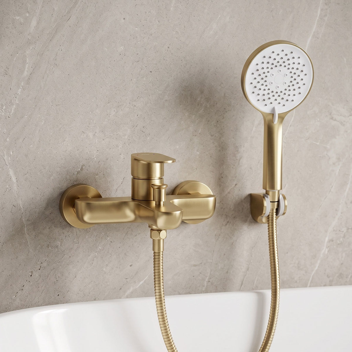 Wannenarmatur REA Logan Brush Gold 6