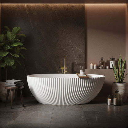 Freistehende Acrylbadewanne Carmen 170  4