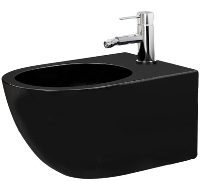 wandhängandes Bidet Carlo Mini black matt  1