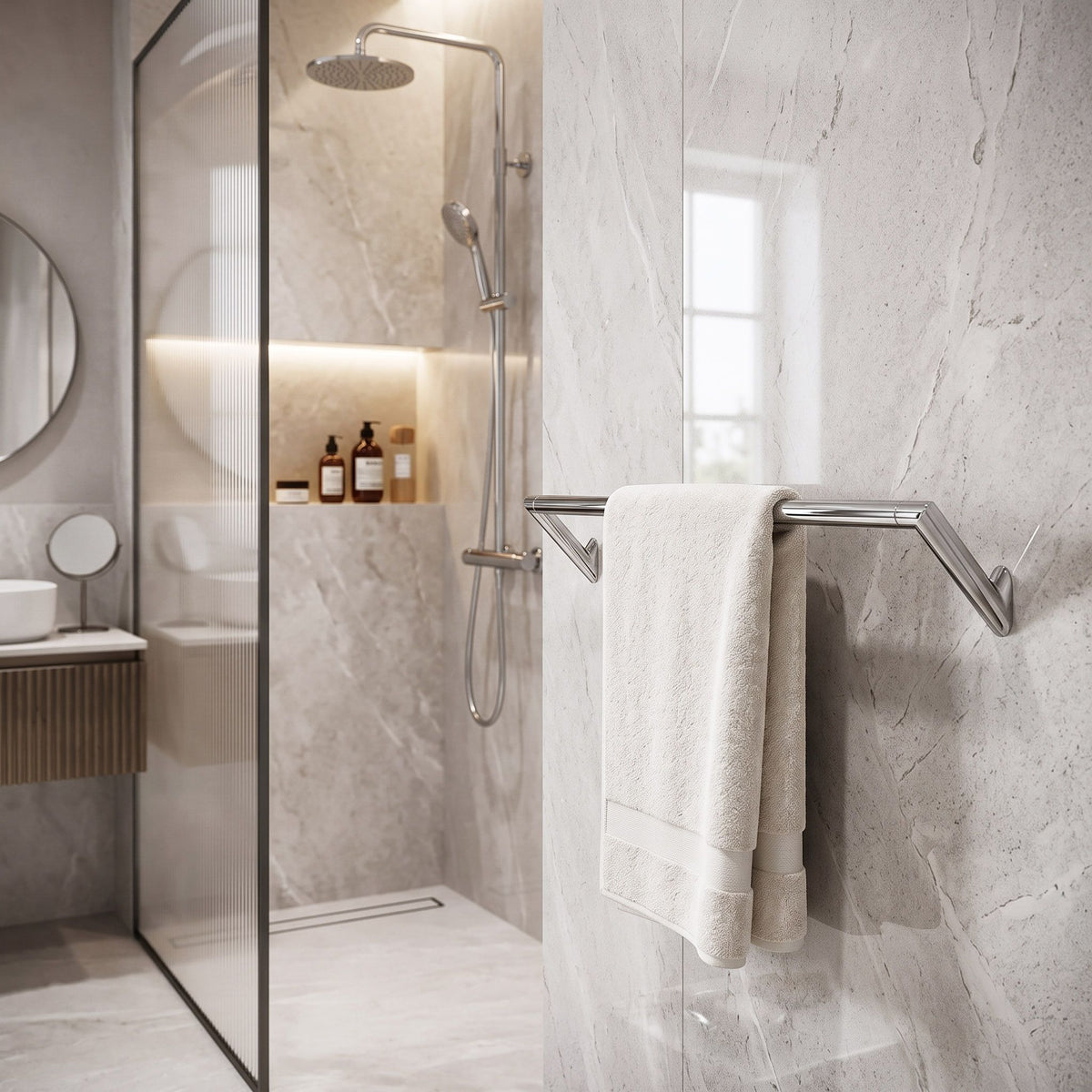 Badezimmer-Aufhänger Will Chrome 2