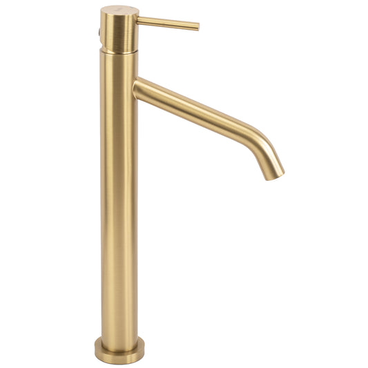 Waschbeckenarmatur Rea Level Brush Gold High  1