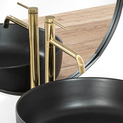 Waschbeckenarmatur Rea Lugano Slim Gold High  2