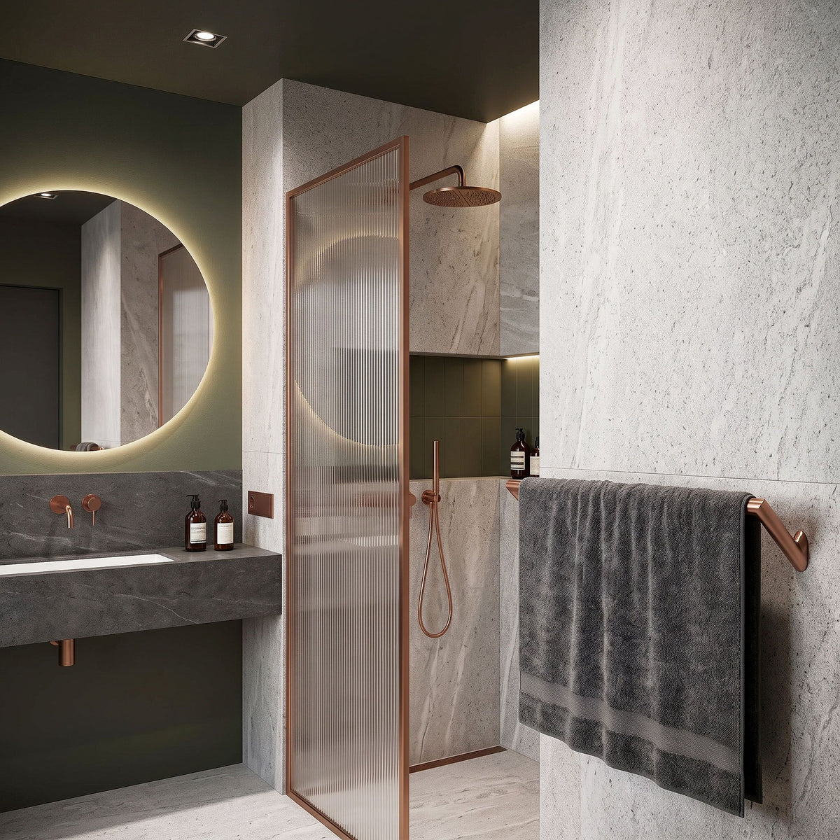 Badezimmer-Aufhänger Will Brush Copper 6