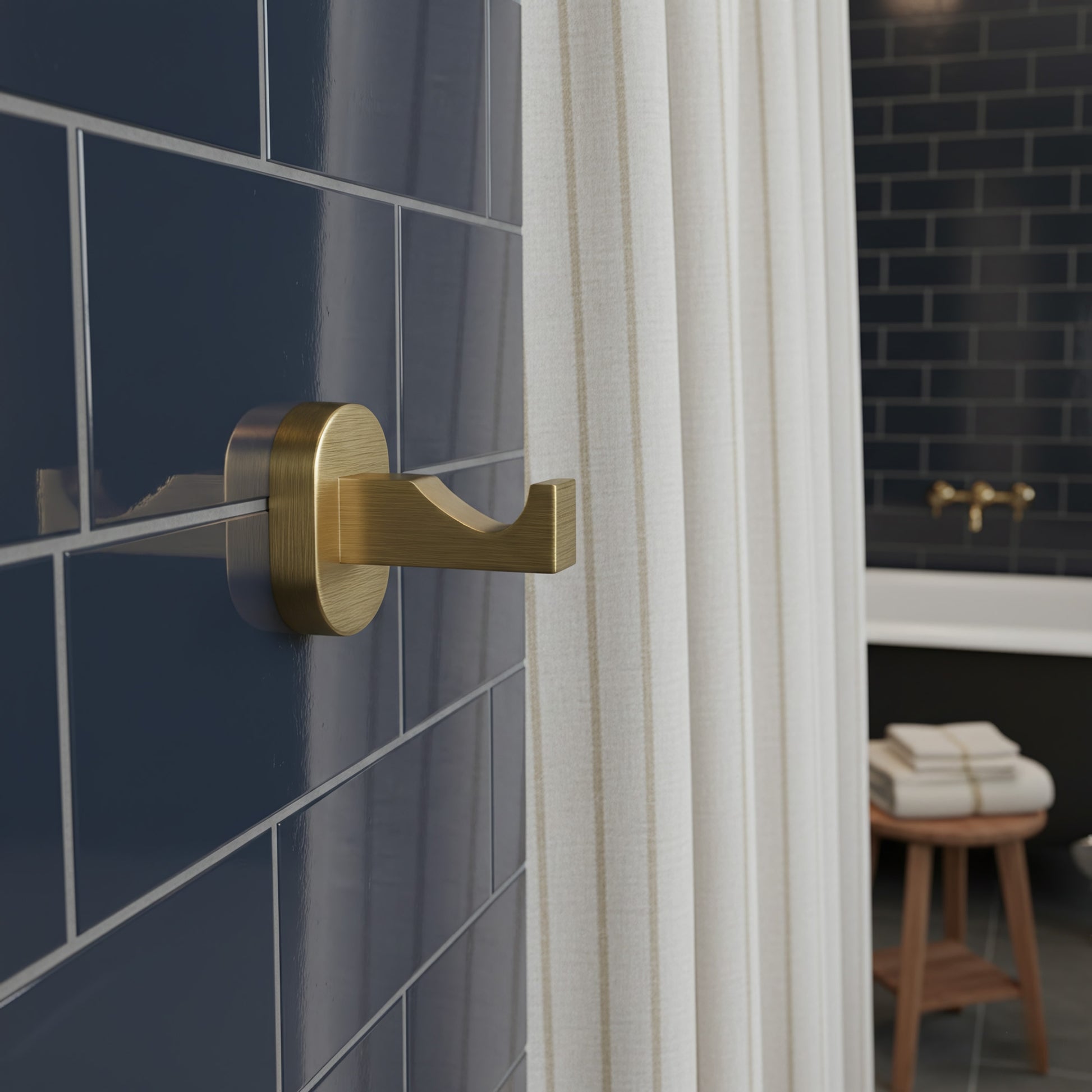 Handtuchhalter Nico 5905 Brush Gold  6