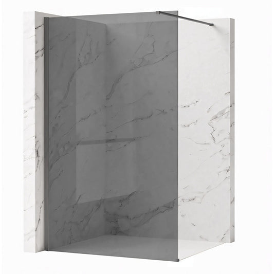 Duschwand Rea Flexi Grey / Titan 90  1