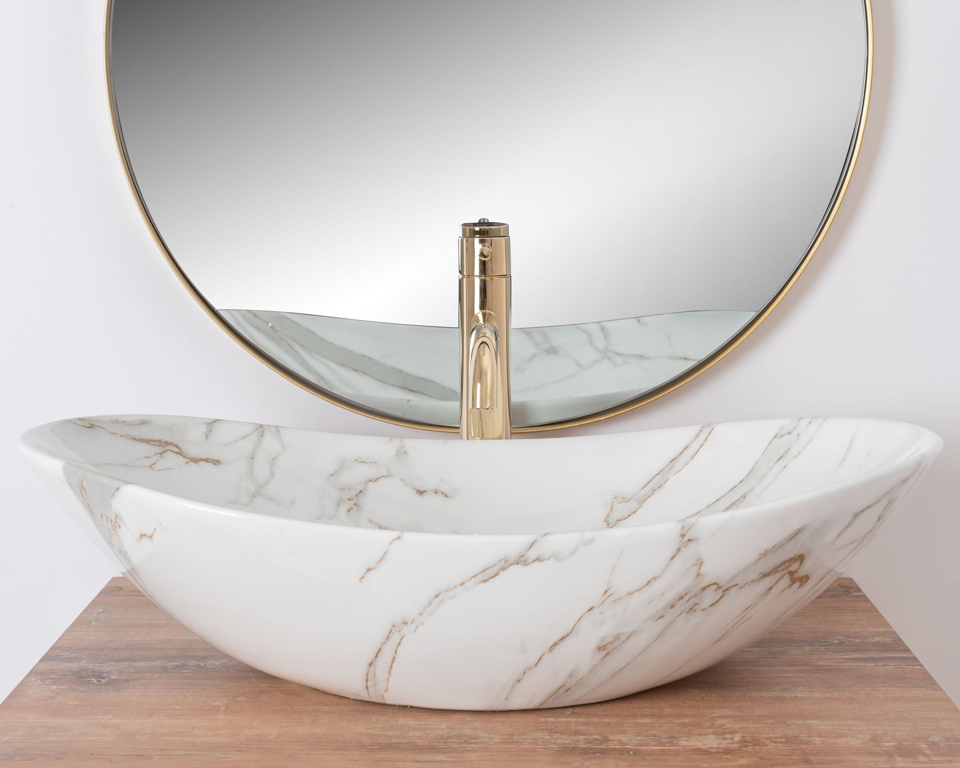 Aufsatzwaschbecken Rea Royal Shiny Aiax Marmor 4