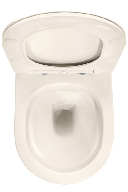 Wandhängendes Wc Rea Carlo Mini Rimless Ecru  3