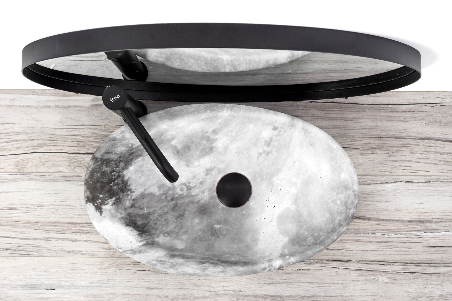 Aufsatzwaschbecken Rea Roxy C Stone L.GREY 4