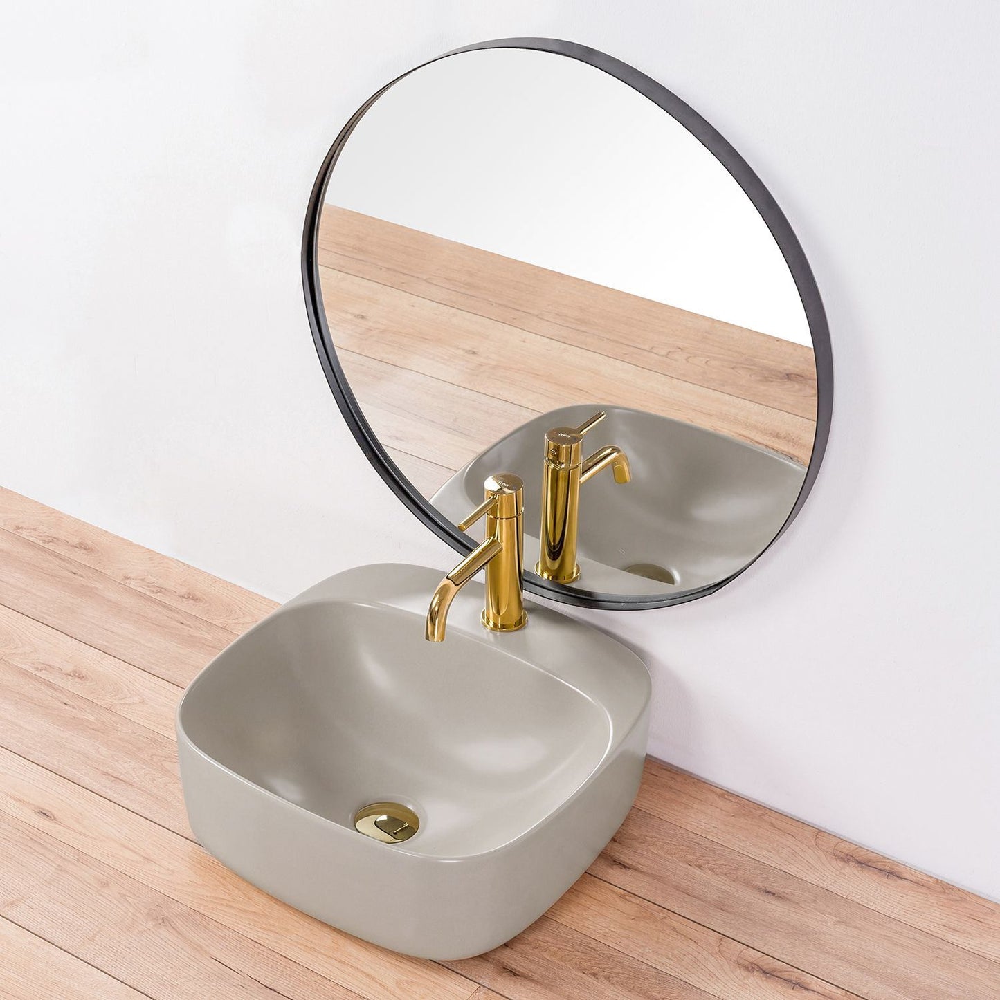 Aufsatzwaschbecken Rea Luiza 42 Grey MAT 3