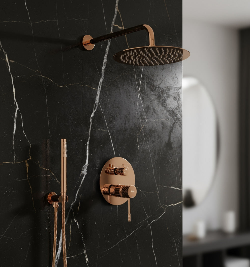 Unterputz Duschset Rea Lungo Diamond Copper + Box  5