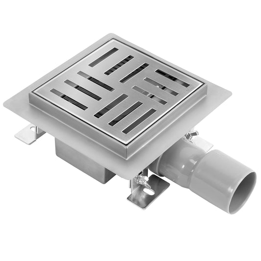 Duschrinne REA CROSS 150x150 Nickel Brush  1
