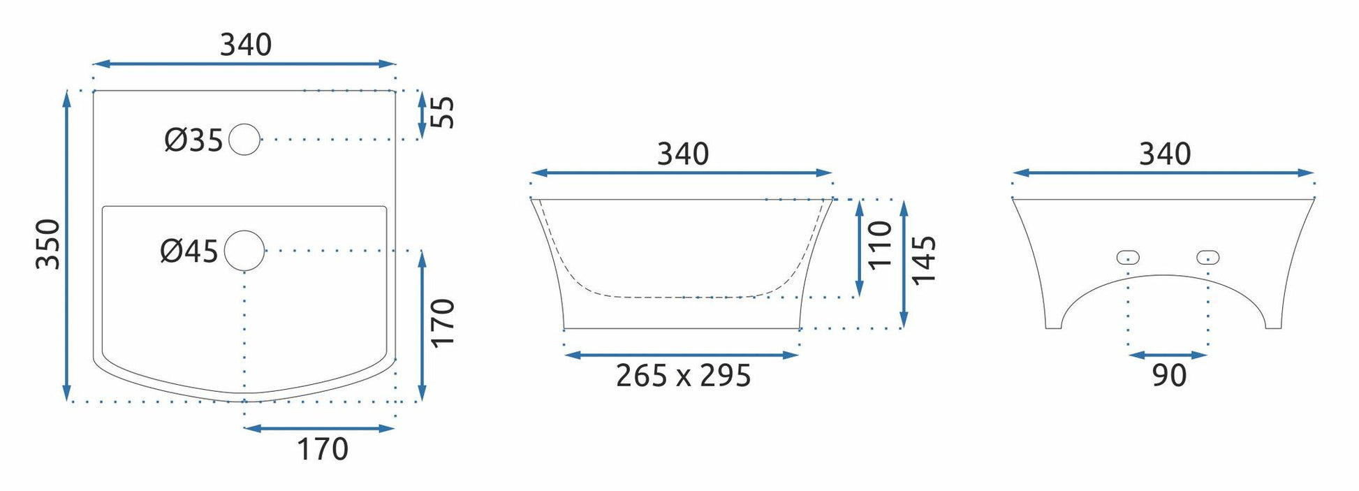 Aufsatzwaschbecken Rea Selma  6