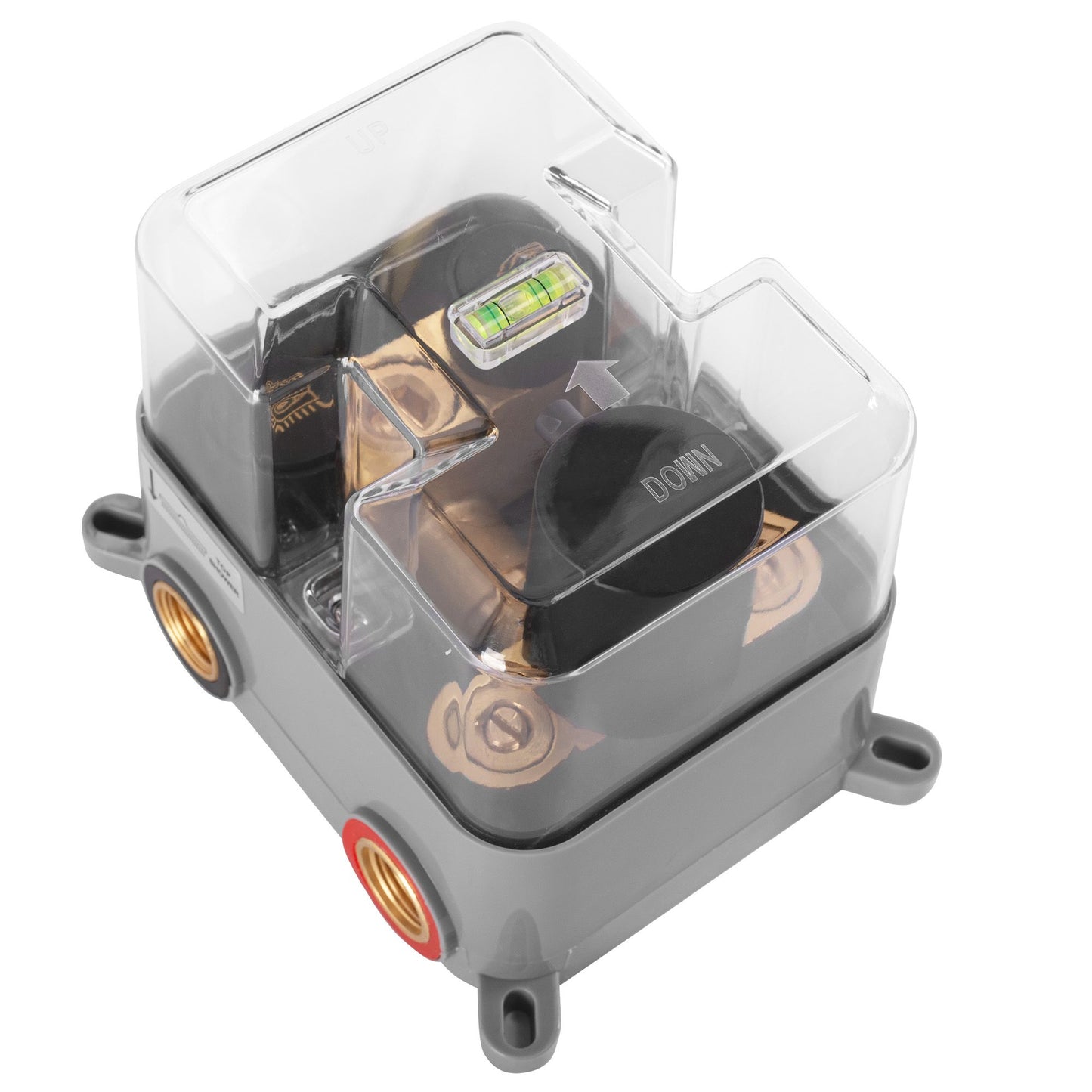 Unterputz Duschgarnitur Rea LUNGO Black Matt BOX  6