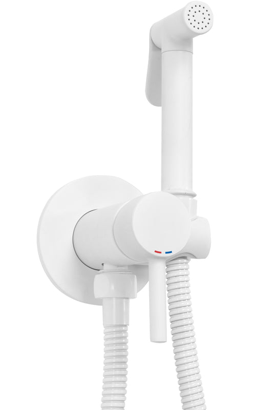 Bidetarmatur  Lungo  Loop White  1