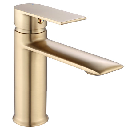 Waschbeckenarmatur REA Veneta Brush Gold low  3