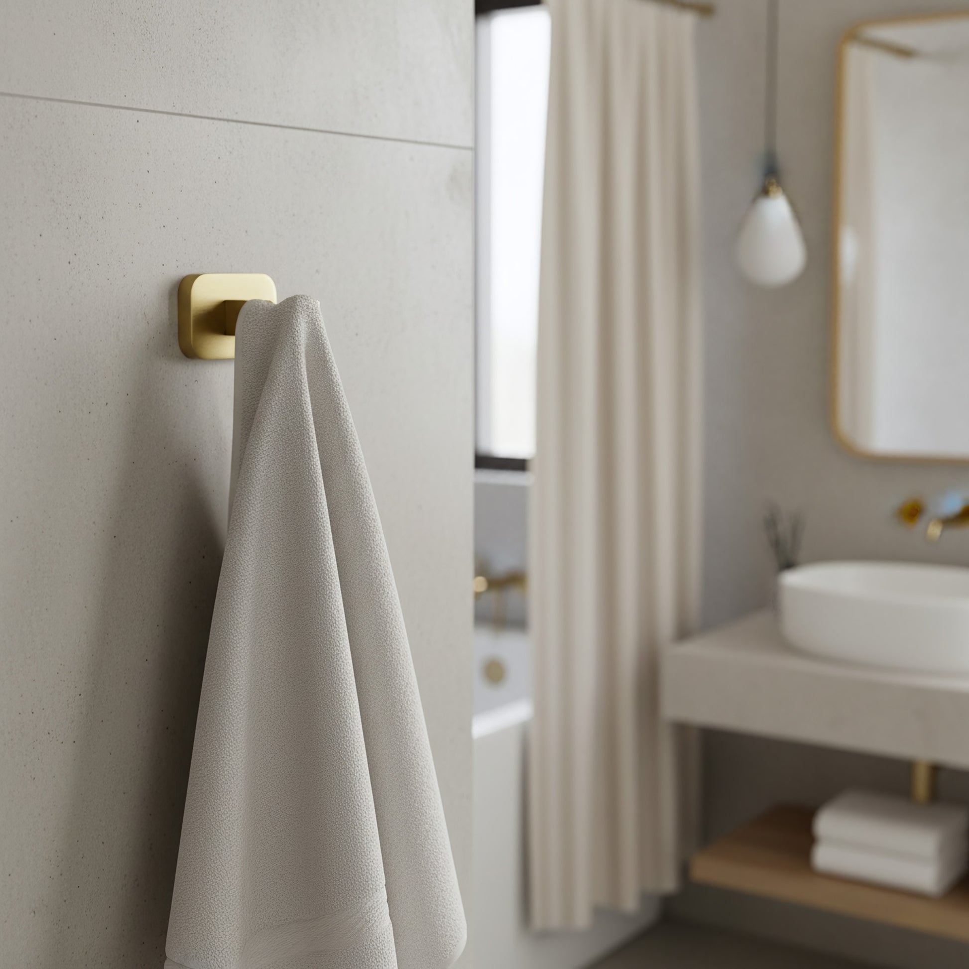 Handtuchhalter Nico 5905 Brush Gold  5