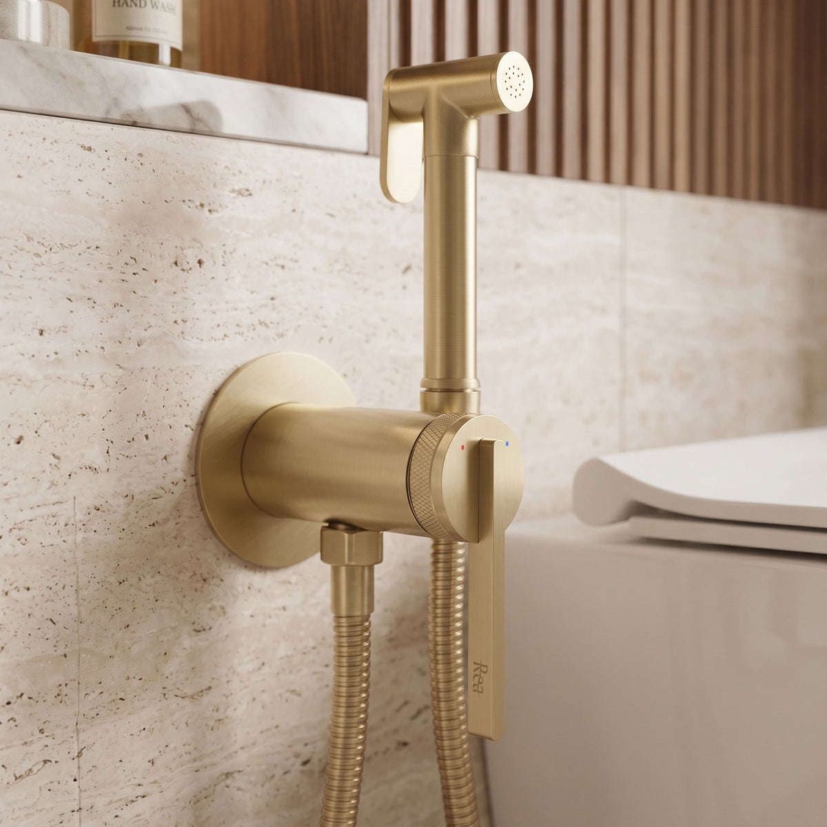 Bidetarmatur Rea Grace Brush Gold 4