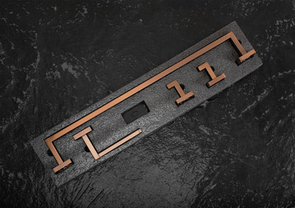 Badezimmer-accessoire-set Rio Brush Copper 4-teilig  7