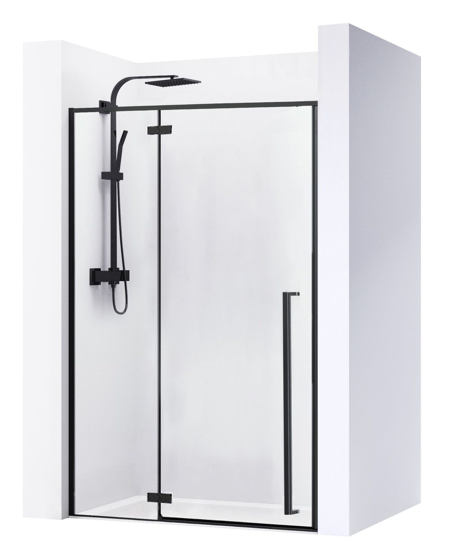 Duschtür FARGO BLACK MAT 100 1