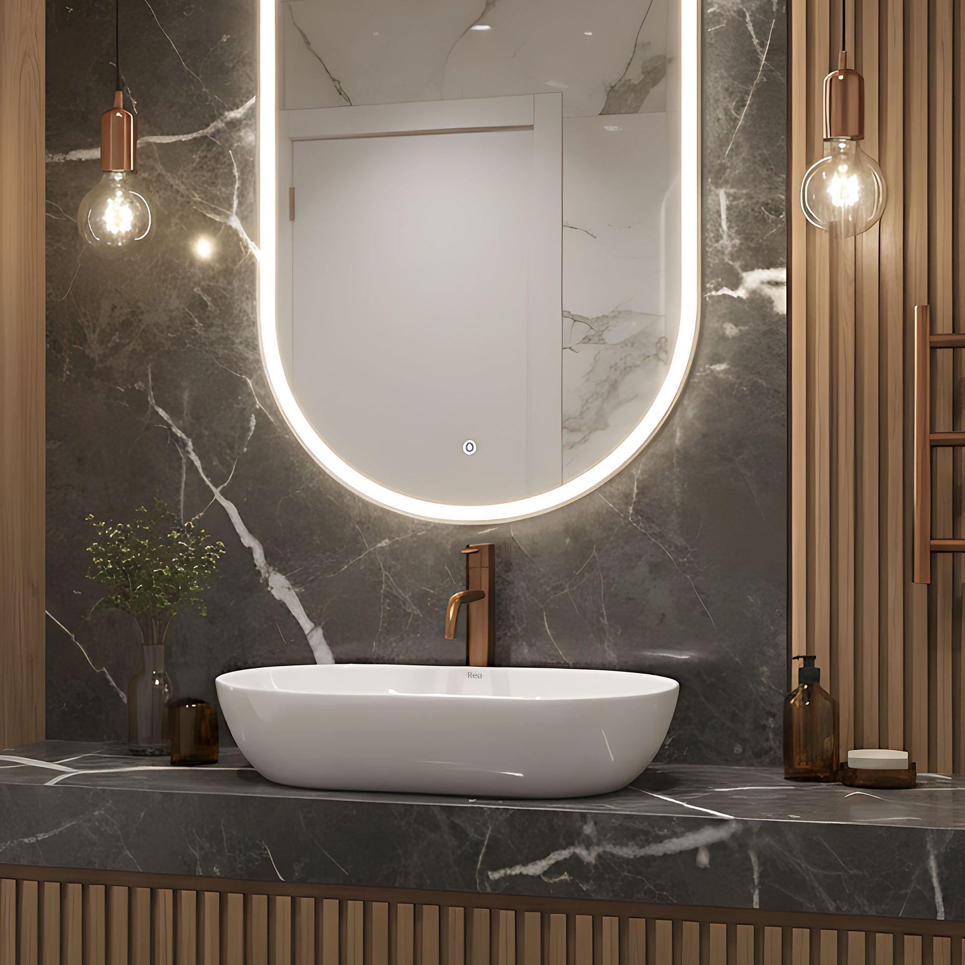 Aufsatzwaschbecken Rea Amelia 52  2