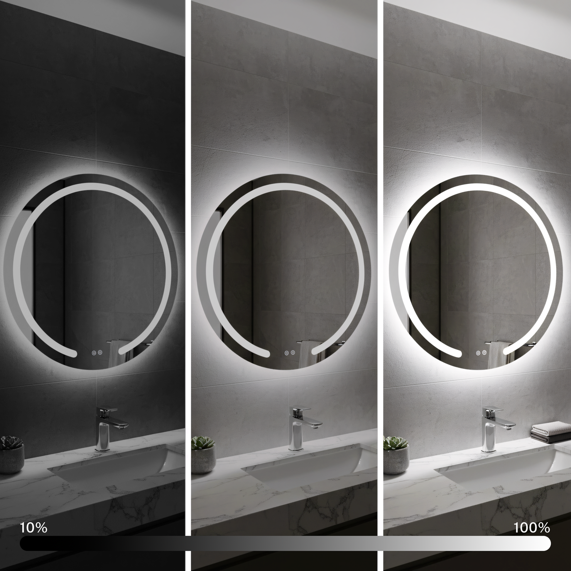 Spiegel LED 90cm Modern  5