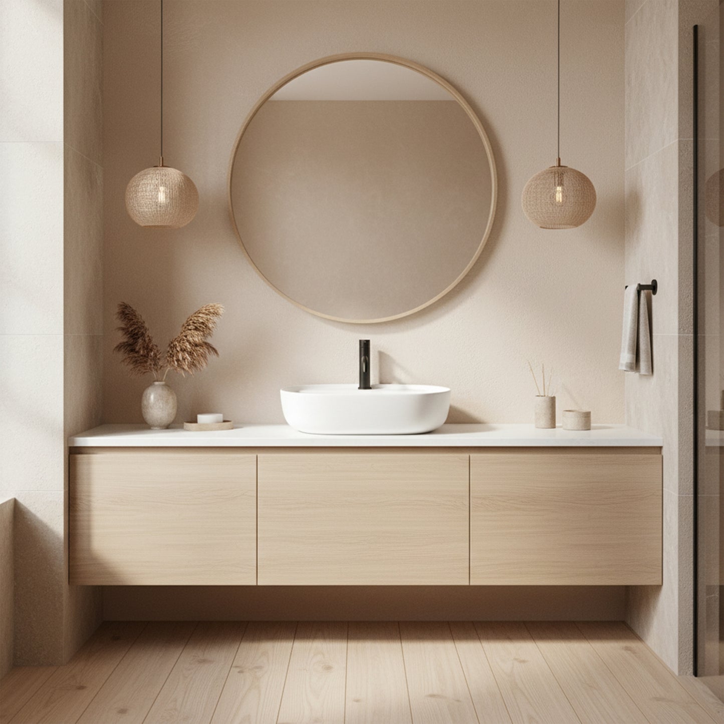 Aufsatzwaschbecken Rea Aura 51 White Matt  4