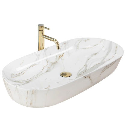 Aufsatzwaschbecken REA CLEO 81 Shiny Aiax 1