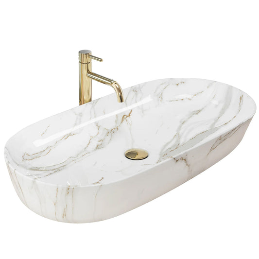 Aufsatzwaschbecken REA CLEO 81 Shiny Aiax 1