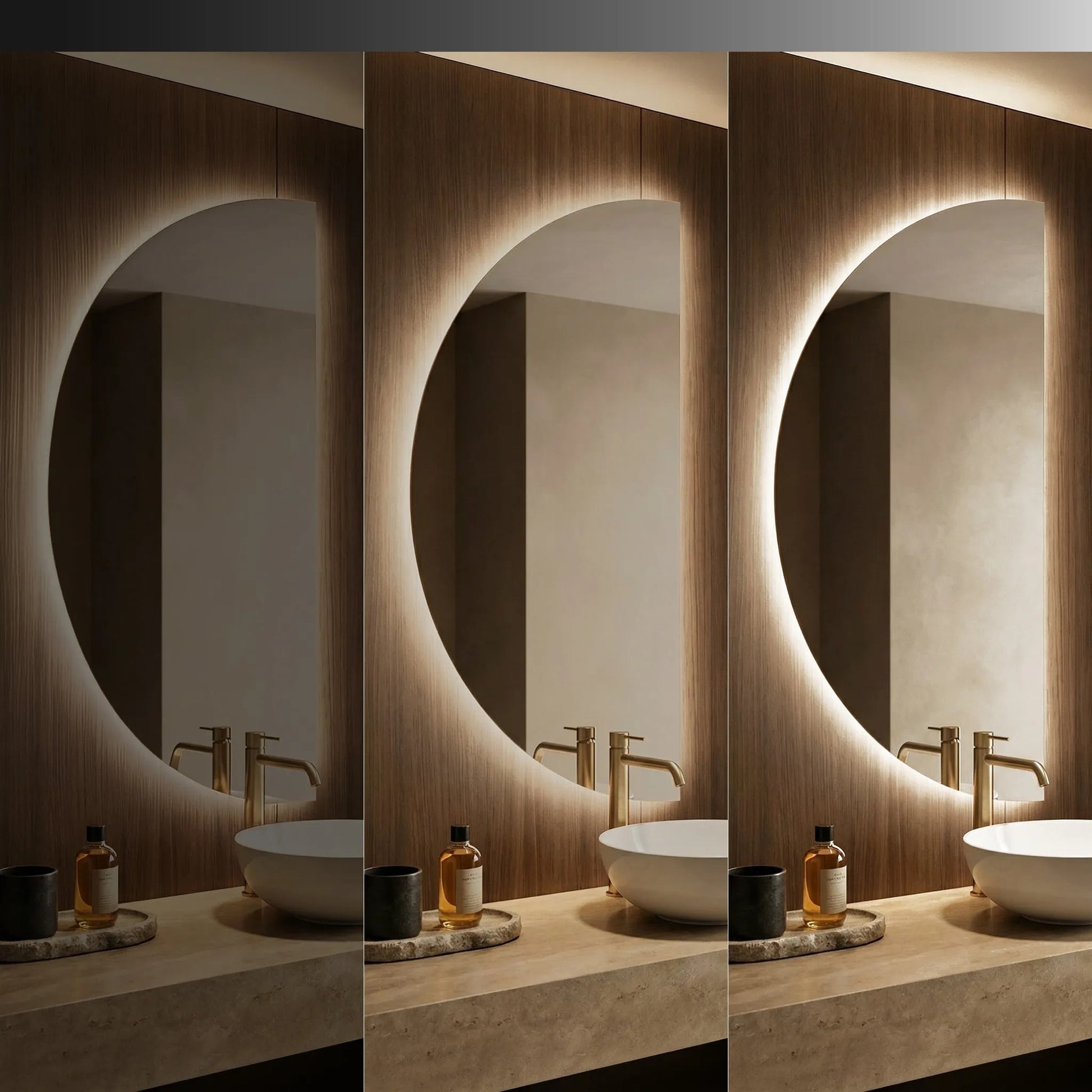 Spiegel LED 120x60cm MOON  5