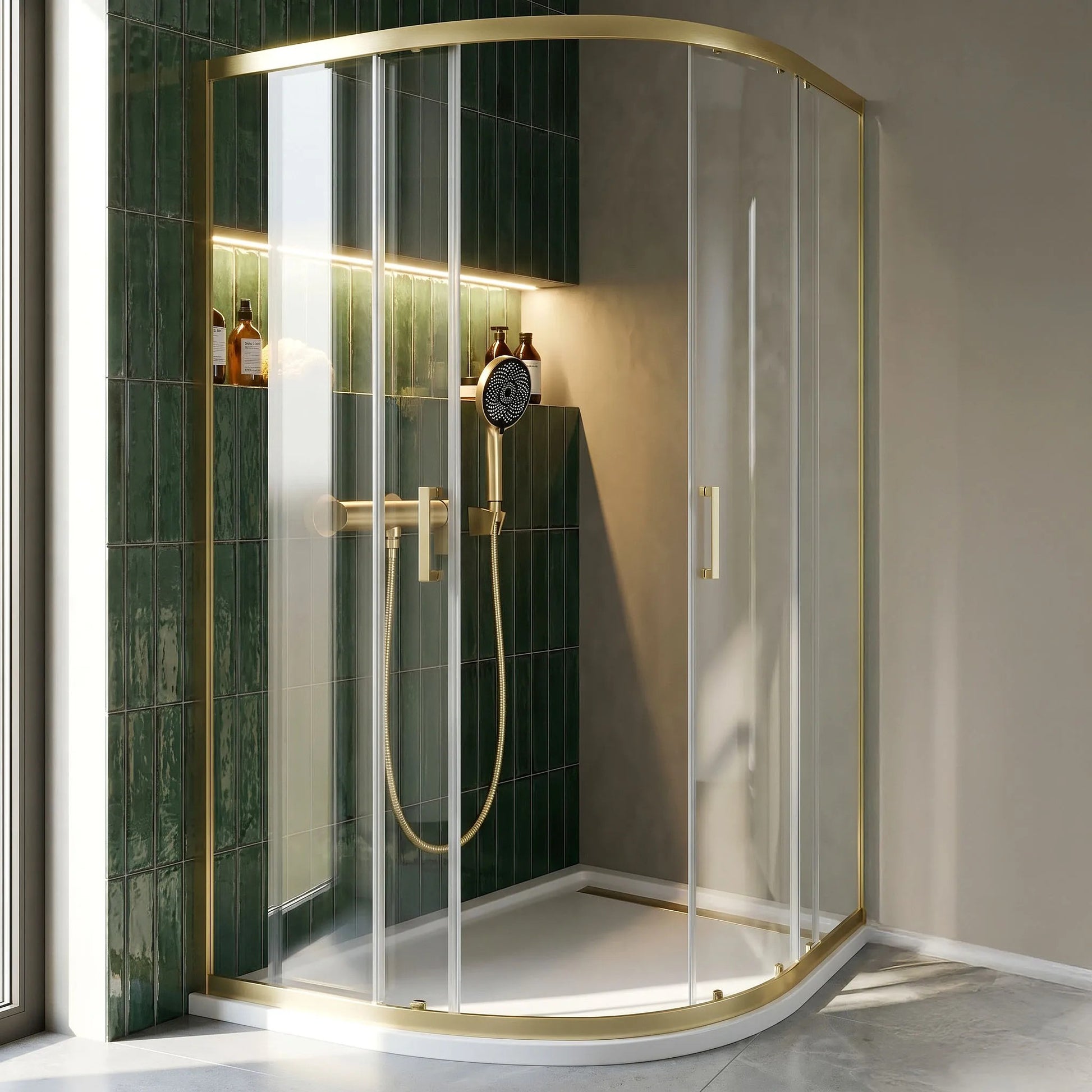 Duscharmatur Rea Hunter Brushed Gold  5