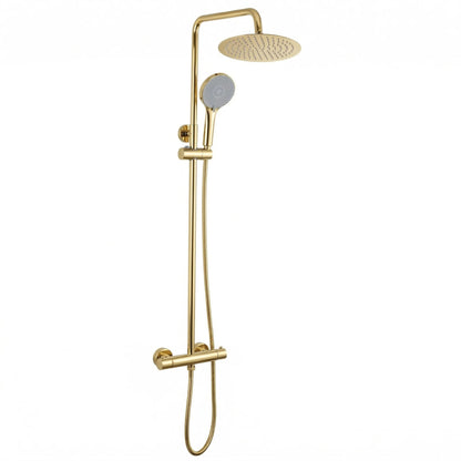 Duschset ohne Auslauf mit Thermostat Rea Lungo Gold  5