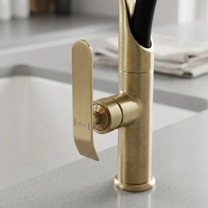 Küchearmatur Rea Castor gold brush  5