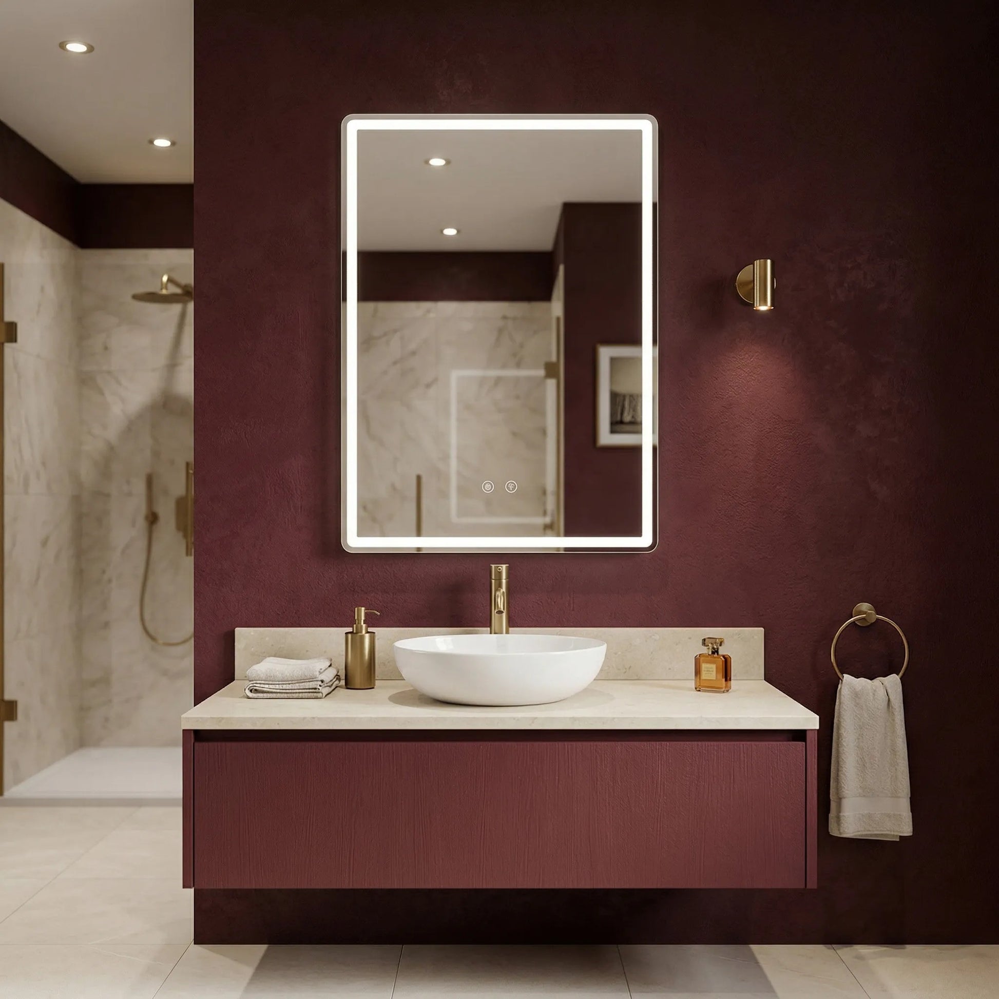 Spiegel LED MARLO 70X50  5
